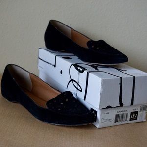 Dolce Vita Black Suede Flats
